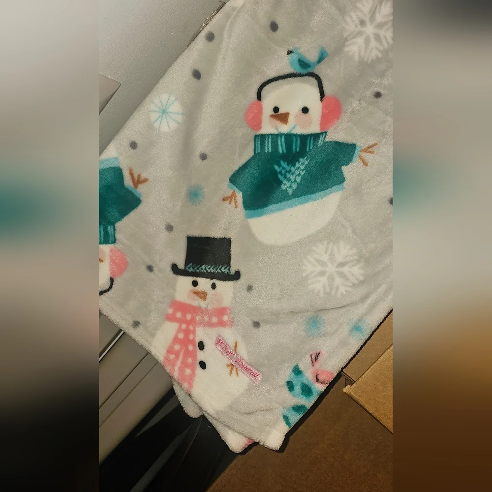 Betsey Johnson Christmas blanket